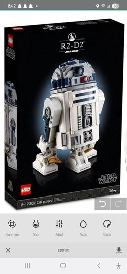 NEW Star Wars R2-D2 3D Building Set 75308