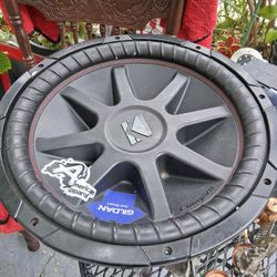 SUBWOOFER  15" KICKER 4 OHMS