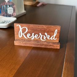 Reserved Signs