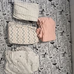 Girls Standard Size Crib Sheets
