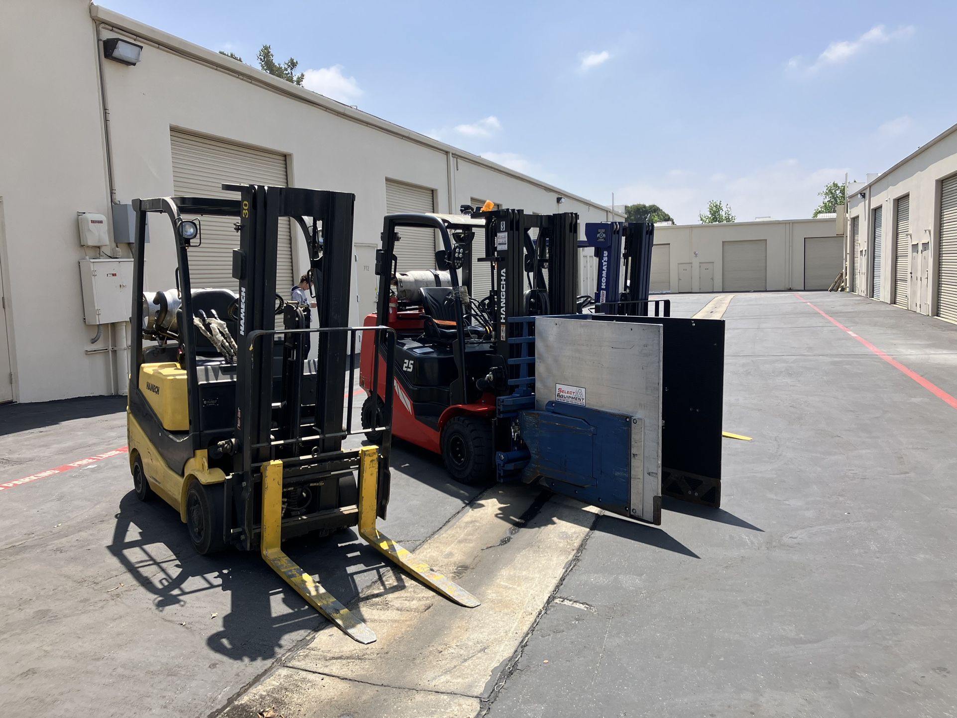 A Lot Of Forklift For Sale, All-Terrain, And Warehouse Tires