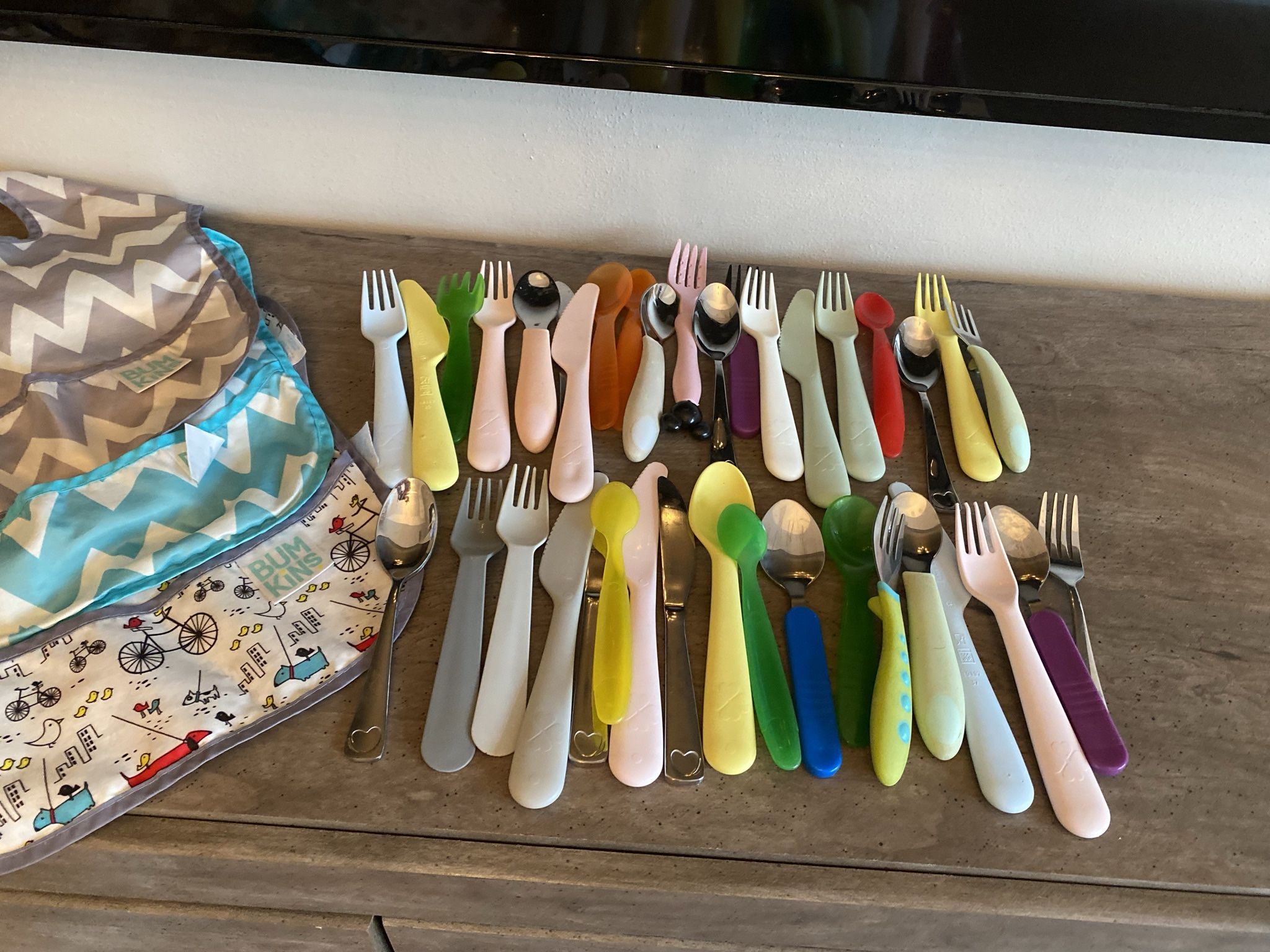 Kids Silverwaear , Dishwasher Container, 3 Bibs