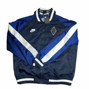 Nike Sportswear Varsity Jacket Size XL Mens Blue & White Brand New With Tags