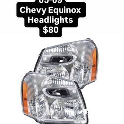 05-09 Chevy Equinox Headlights $80