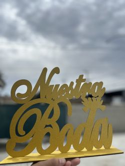 Nuestra Boda Sign
