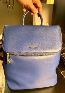 DKNY Leather Backpack