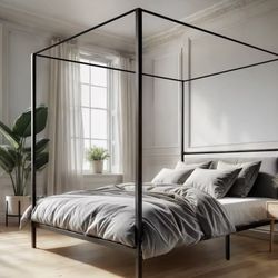 Canopy Platform Bed Gram