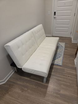 Leather Futon Sofa Bed