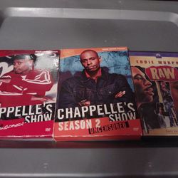 Comedy Central DVD Lot Chappelle's Uncensored Show Season 1 & 2 Eddie Murphy  Raw Widescreen 