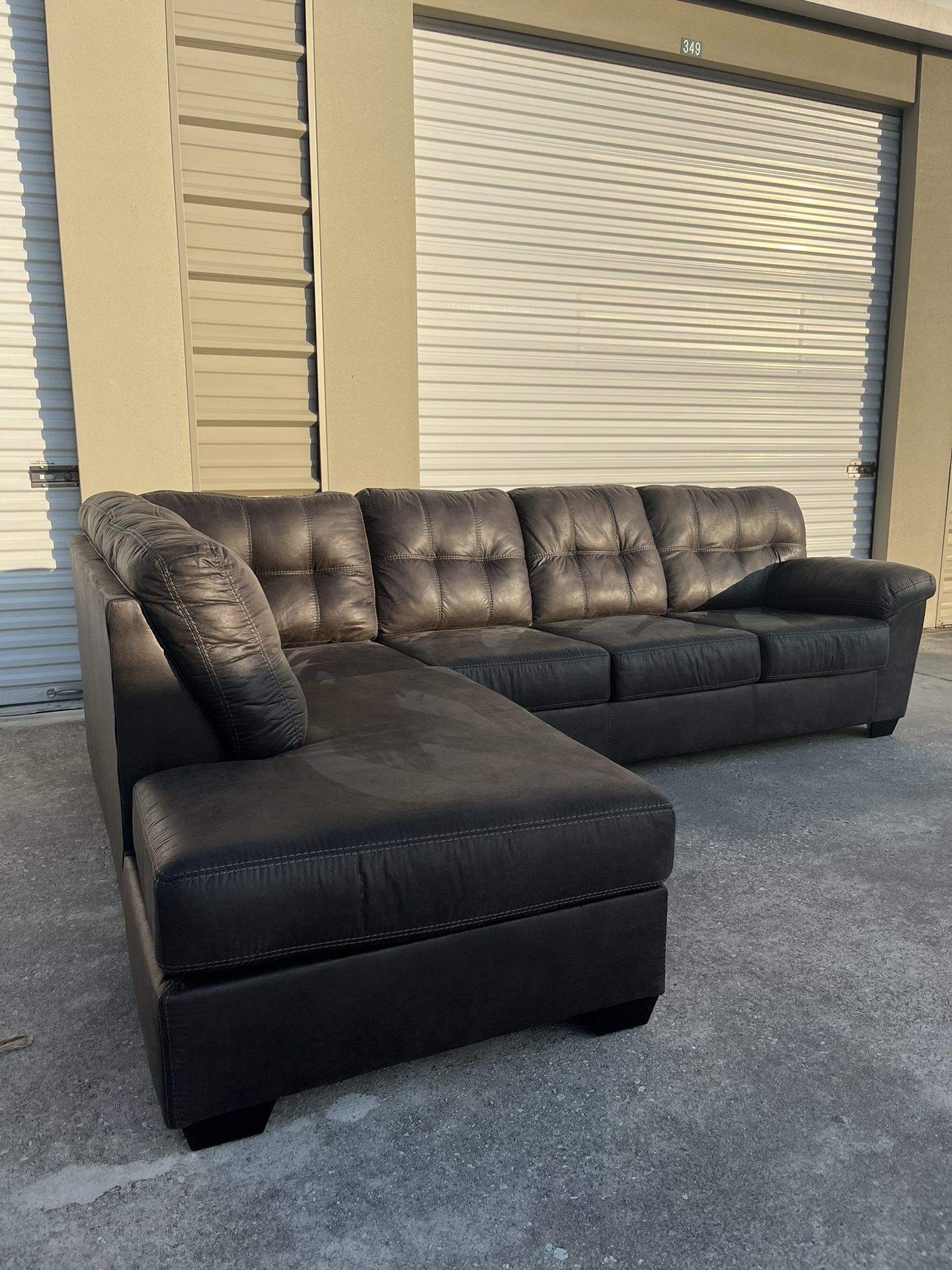 Charcoal Sectional Couch