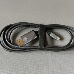 Brand New Display Port to USB-C Adapter Cable for Windows/Mac/TV