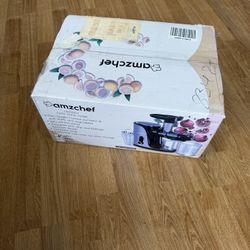 AMZCHEF Slow Juicer (Masticating) with 2 Speed ​​Modes GM3001 – Gray