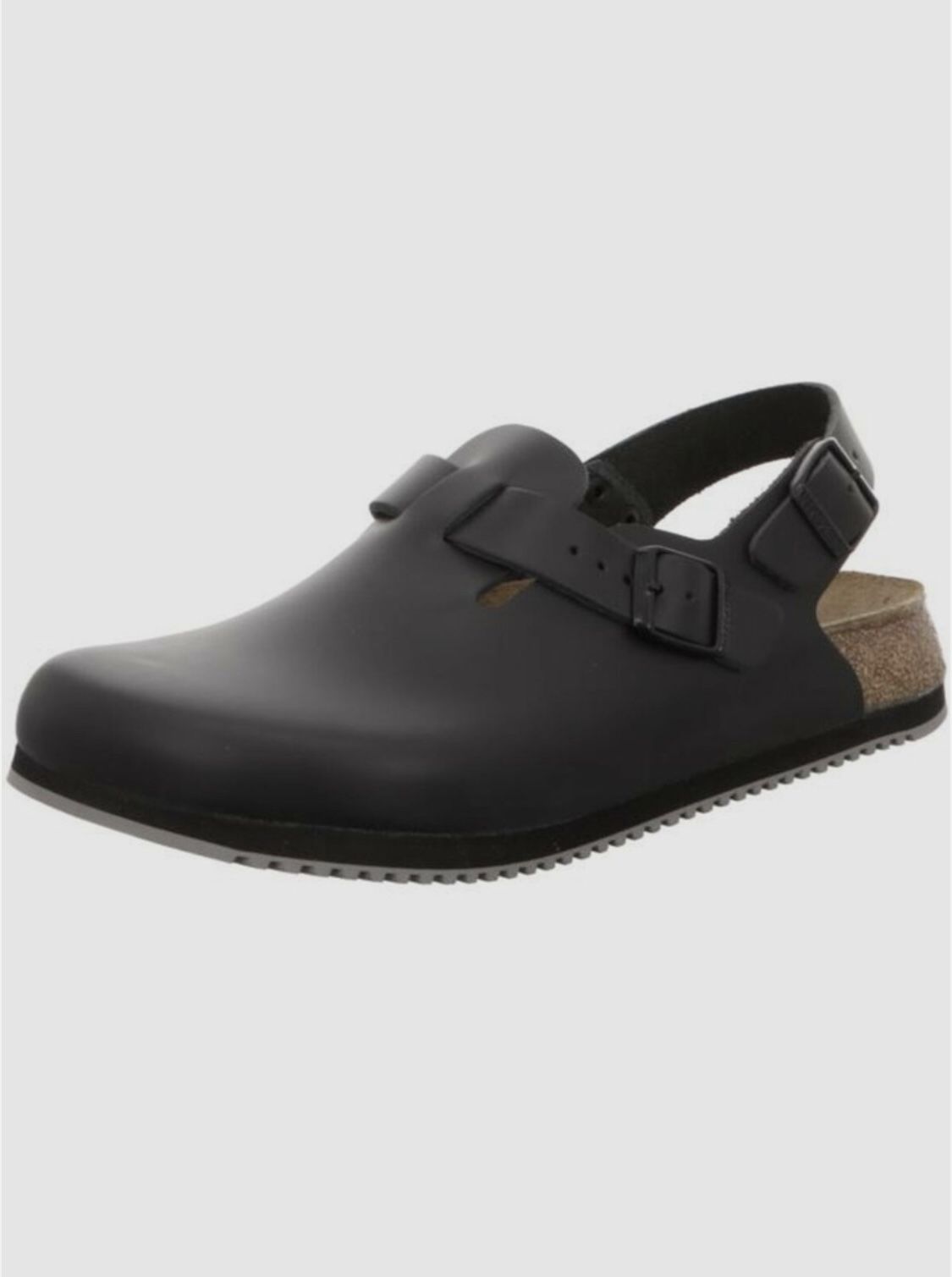 Birkenstock Tokio Super Grip Prof Leather Clog EU 41 Black US Men’s 8.5, Women’s 10