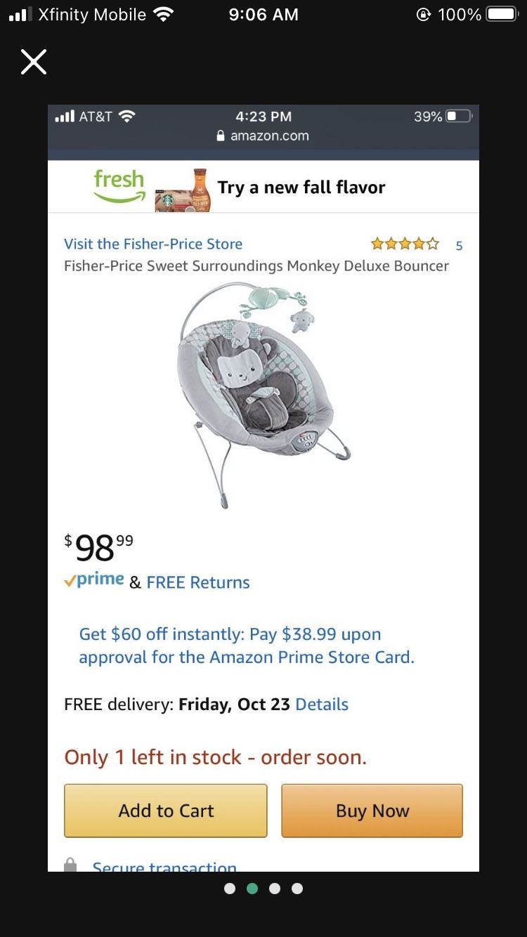 BABY BOUNCER/ SWING