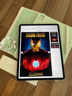 iPad Air 13” (M2 chip / 2024 / Largest Screen) 128GB with keyboard case, pen and Accessories