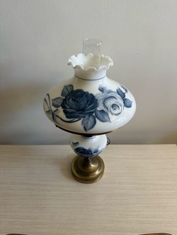 Vintage hurricane lamp