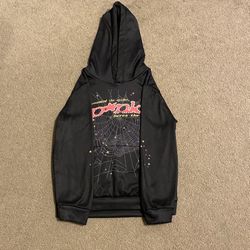 Sp5der P*nk Hoodie Black | Streetwear