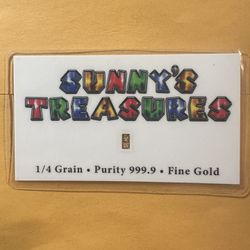Sunny’s Treasures 1/4 Grain Gold