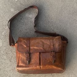 ONA Leather Brixton Camera And Laptop Messenger Bag