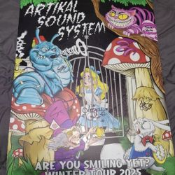 Artikal Sound System Winter Tour 2025 Poster BRAND NEW