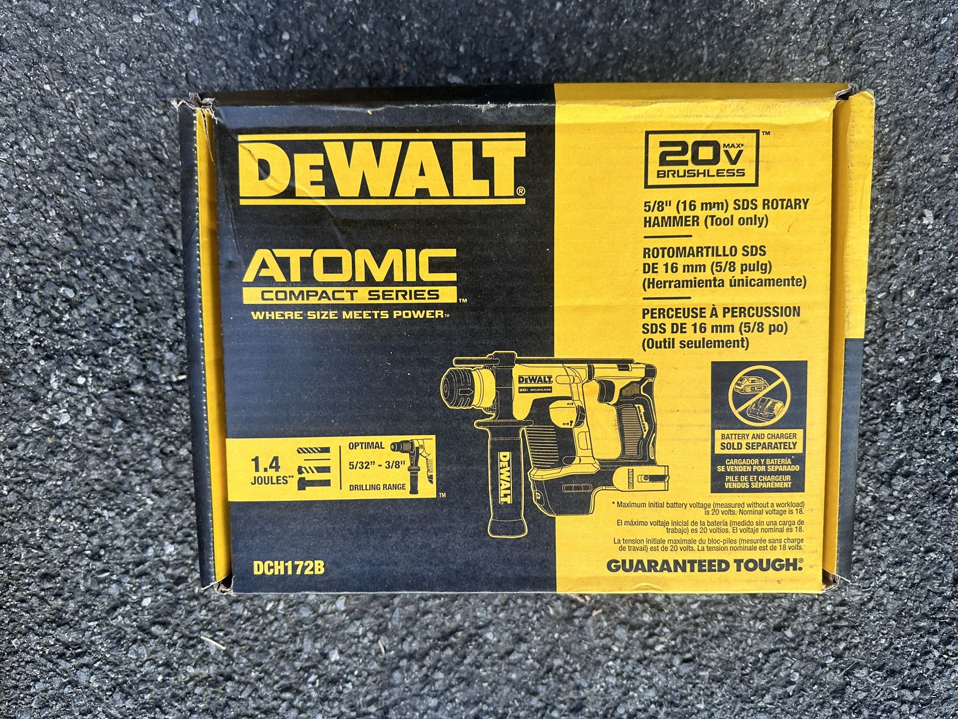 Dewalt 20v Atomic Rotary Hammer Drill (new)