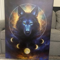 Wolf Canvas Wall Art 