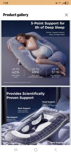 Mom cozy pregnancy pillow