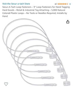 9” Fasteners - Avery Dennison - 08301 Secur-a-tach