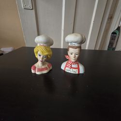 Ken And Barbie Salt And Pepper Shakers