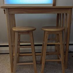 Oak High Top Table 