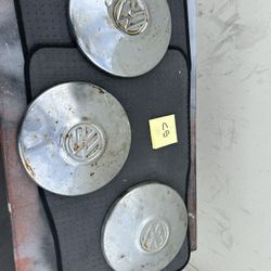 3 Vw Bug Hubcaps 