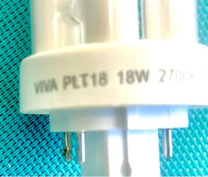 Brand New 18W CFL Plug-In Light Bulbs (GX24q-2 4-Pin) - Bulk Boxes Available