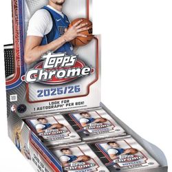 topps chrome nba hobby box 2025/26