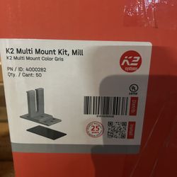 K2 Multi Mount Kit Quantity 50 Multi Amount Color Gris