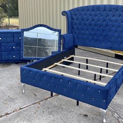 New 4pc bedroom set in box buy now pay later $39 down no credit needed