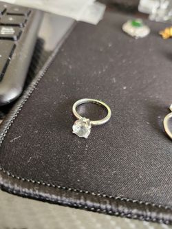 antique 1.25 carat cubic zirconia ring size5