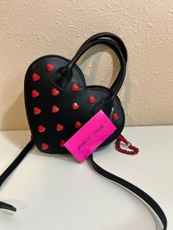 New Betsy Johnson heart purse