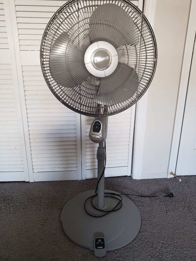 Lasko pedestal oscillating fan with remote