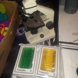 Microscope And Slides