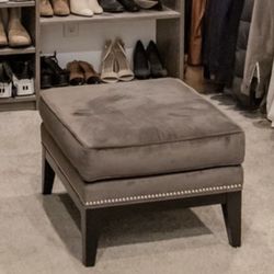 Velvet Ottoman 