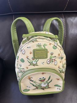 DisneyParks Loungefly Kermit The Frog Backpack