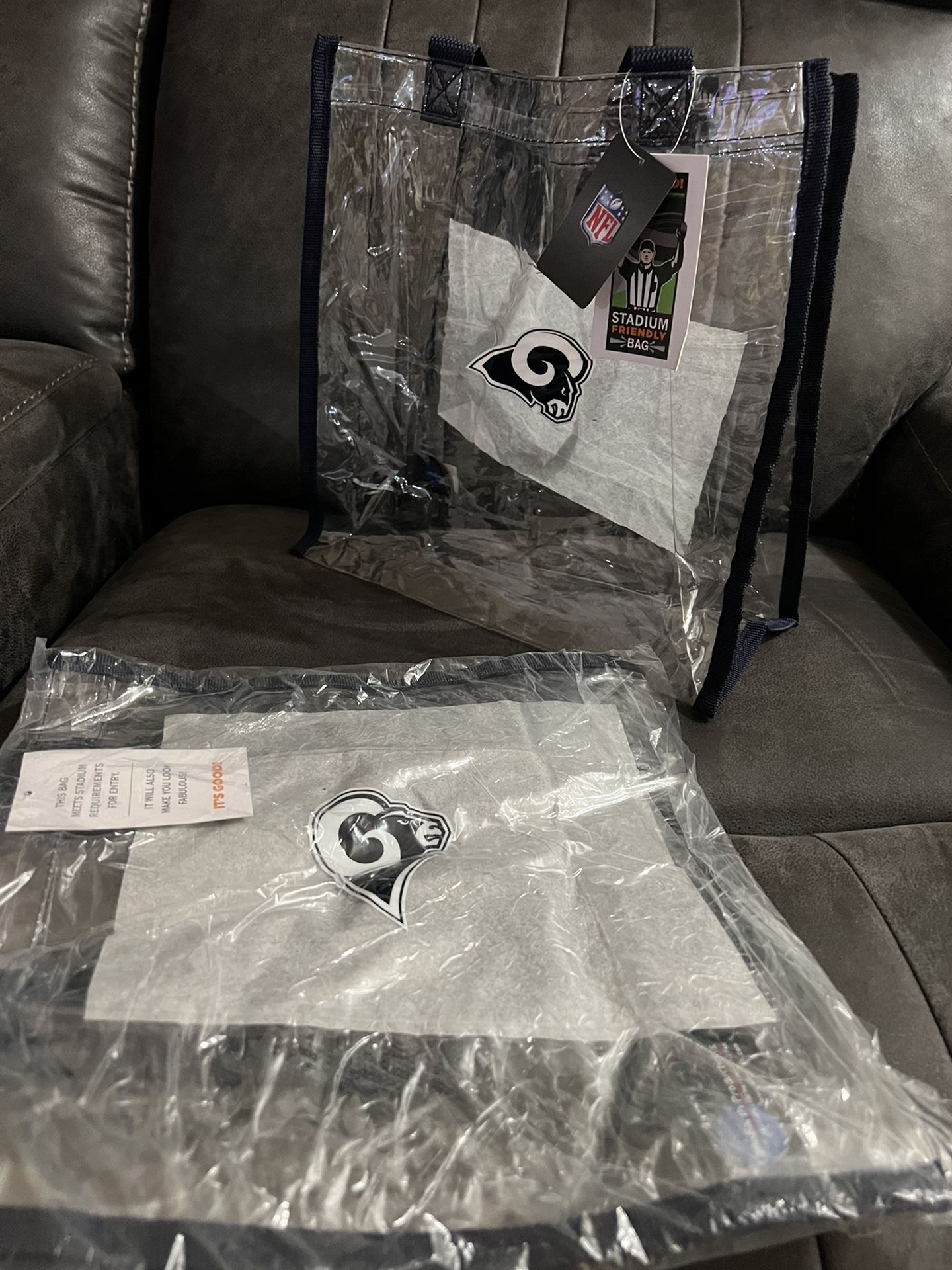 Rams Clear Stadium Bags Pick Up Only