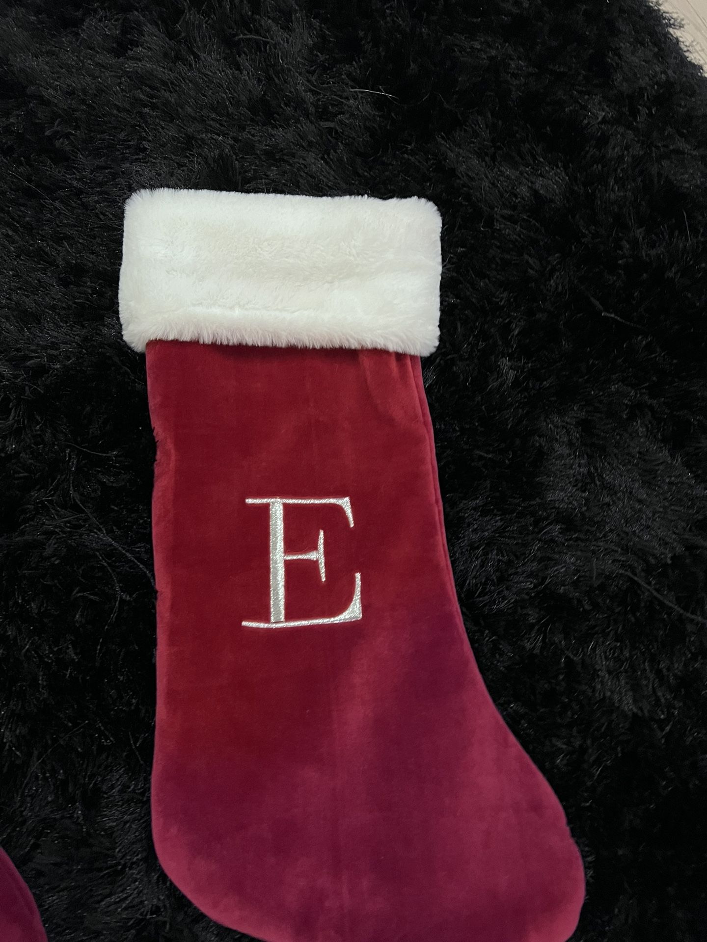 Christmas Stockings In Red And White