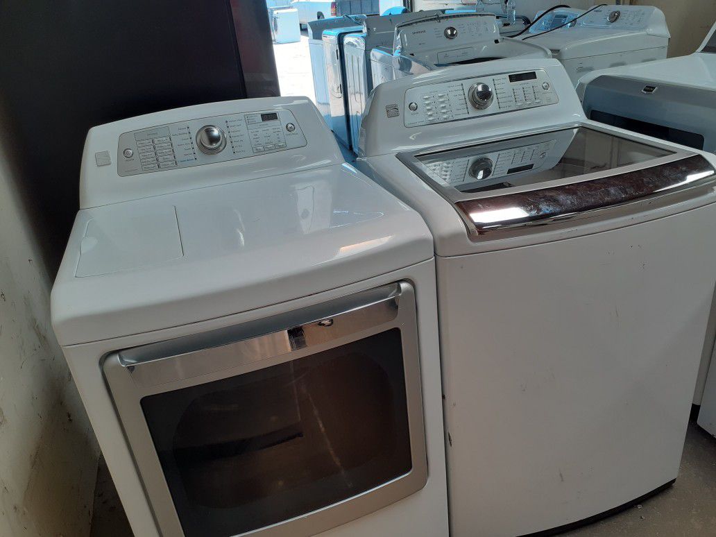 Kenmore elite HE washer steam electric dryer