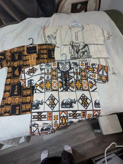 Handmade Shirts From Uganda Collection Of 4