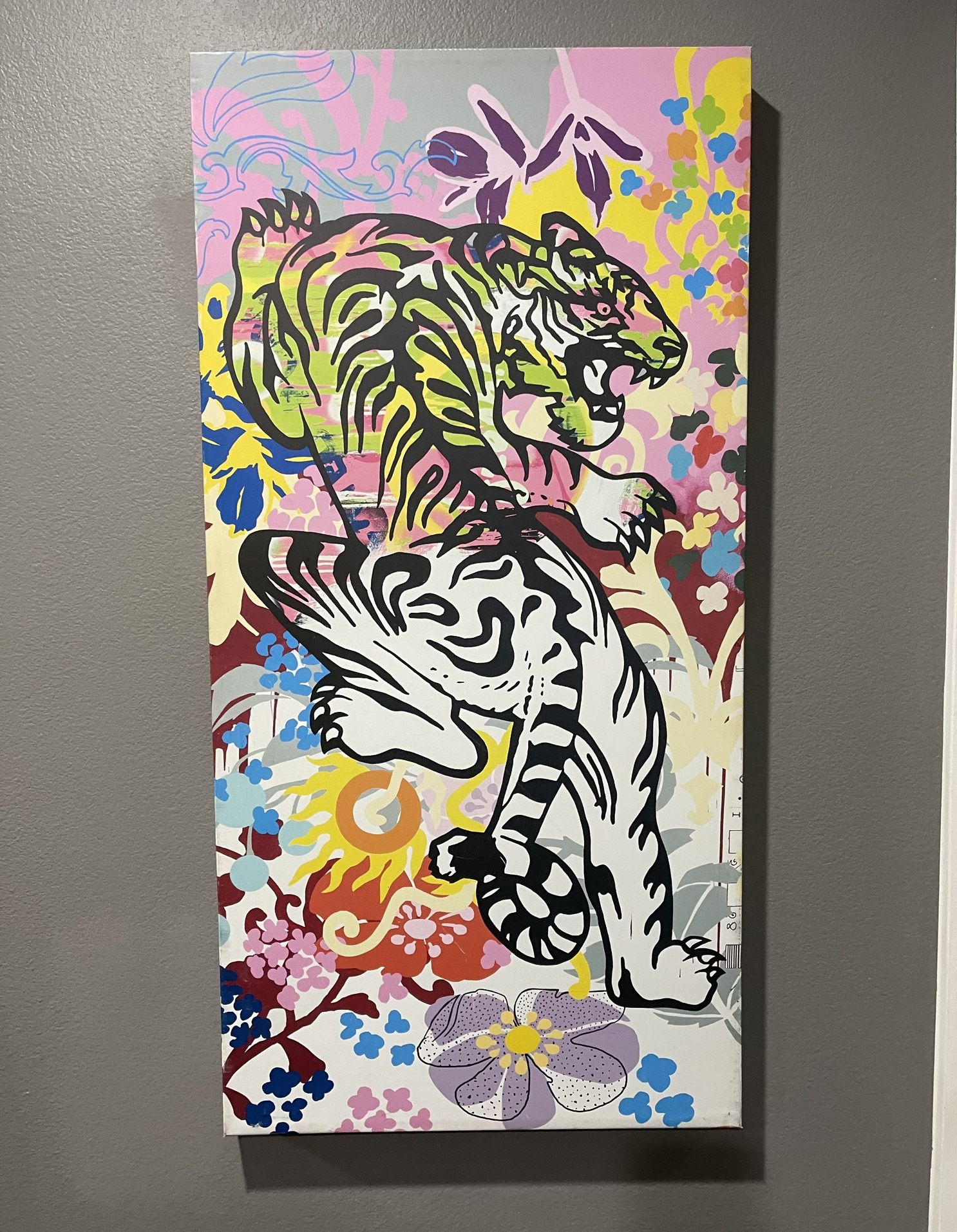 Tiger Graffiti Jungle Artwork (by Ben Allen)