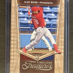 Alec Bohm Rookie 2021 Panini Chronicles Timeless Treasures #14 Phillies NM