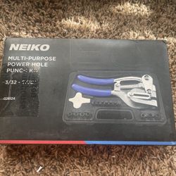 Neiko multi-purpose power hole punch kit