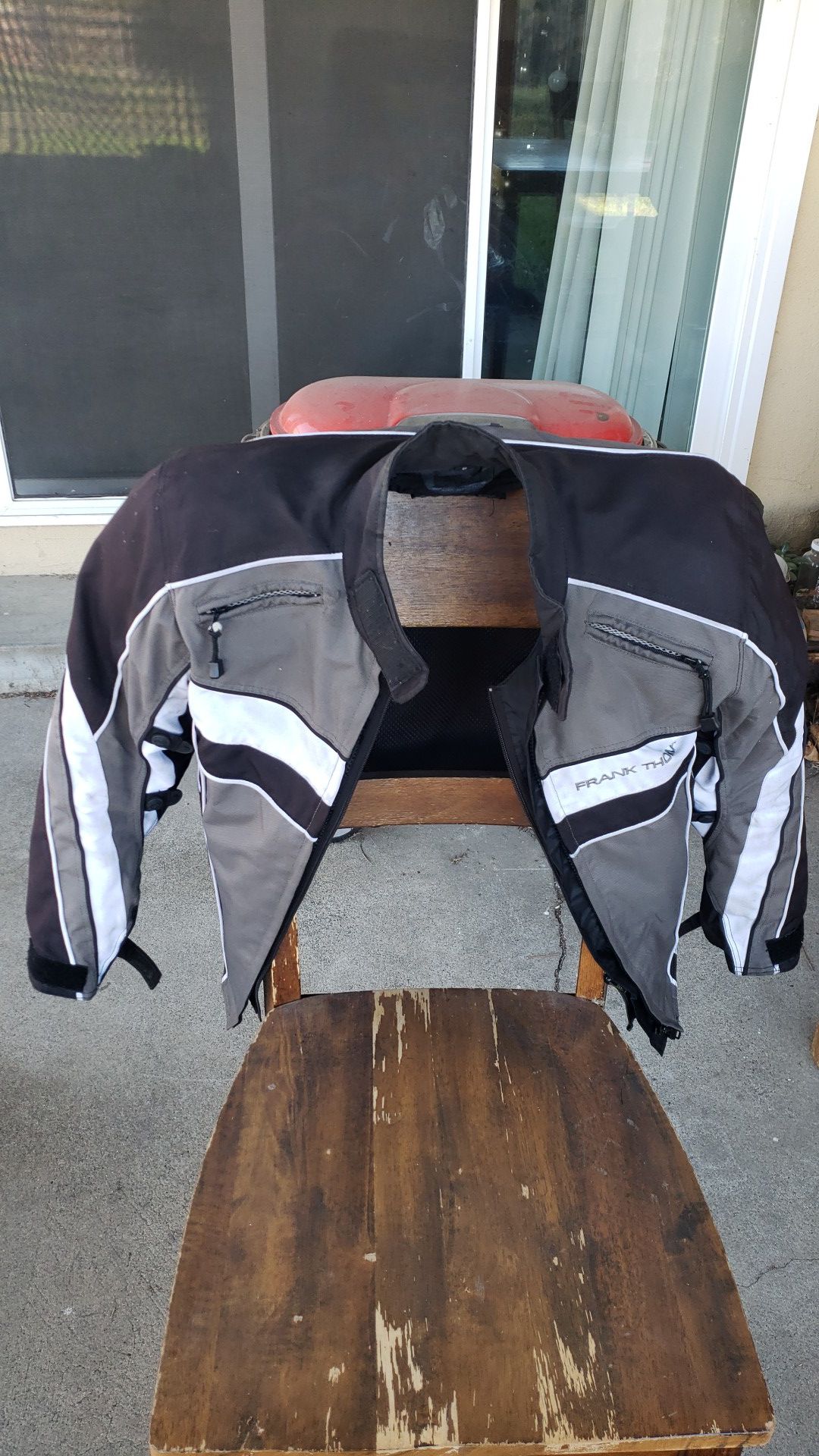 Frank Thomas motorcycle jacket with pads and liner