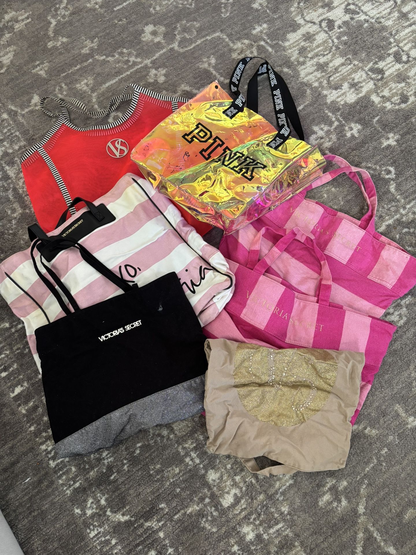 7 Victoria Secret Tote Bags